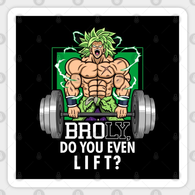 Brolifting Anime Gym Lifting Legendary Warrior Workout Meme Sticker by BoggsNicolas